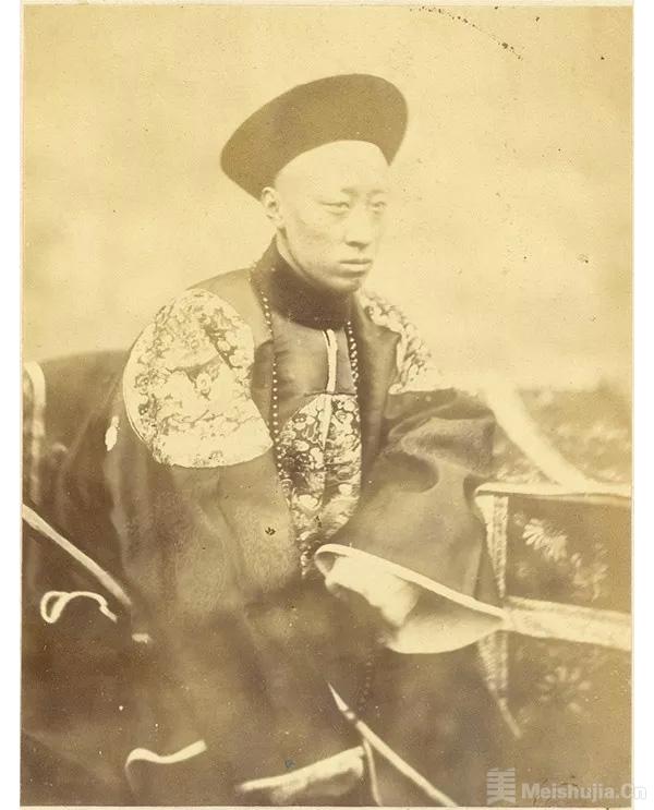 (3/8)恭亲王奕䜣,蛋白照片,felice beato,1860年